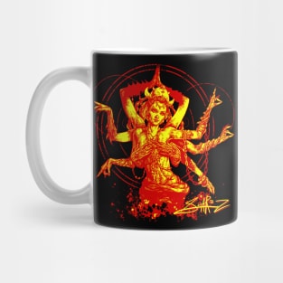 Kali Goddess Red Yellow Mug